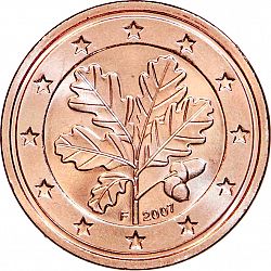 2 cent 2007 Large Obverse coin