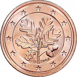 2 cent 2007 Large Obverse coin