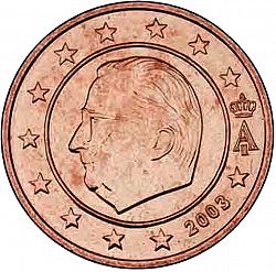 2 cent 2003 Large Obverse coin