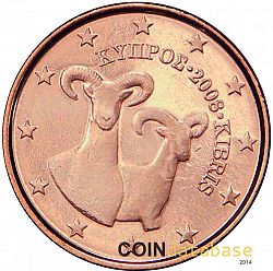 2 cent 2008 Large Obverse coin