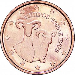 2 cent 2009 Large Obverse coin