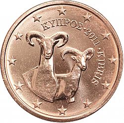 2 cent 2011 Large Obverse coin