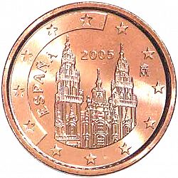 2 cent 2005 Large Obverse coin