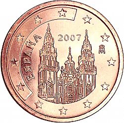 2 cent 2007 Large Obverse coin