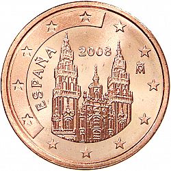 2 cent 2008 Large Obverse coin