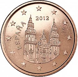 2 cent 2012 Large Obverse coin