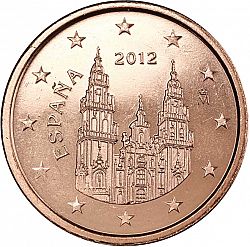 2 cent 2012 Large Obverse coin