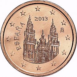 2 cent 2013 Large Obverse coin