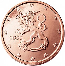 2 cent 2000 Large Obverse coin