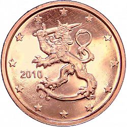 2 cent 2010 Large Obverse coin