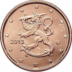 2 cent 2013 Large Obverse coin