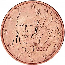 2 cent 2006 Large Obverse coin