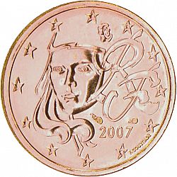 2 cent 2007 Large Obverse coin