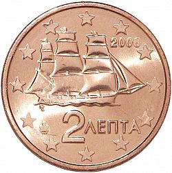 2 cent 2006 Large Obverse coin