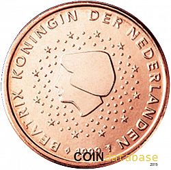 2 cent 1999 Large Obverse coin