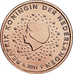 2 cent 2011 Large Obverse coin