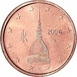 2 cent 2004 Large Obverse coin