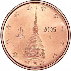 2 cent 2005 Large Obverse coin