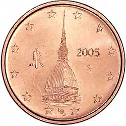 2 cent 2005 Large Obverse coin