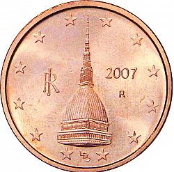 2 cent 2007 Large Obverse coin