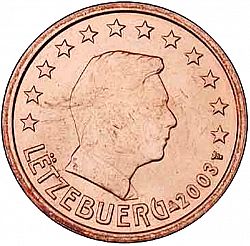 2 cent 2003 Large Obverse coin