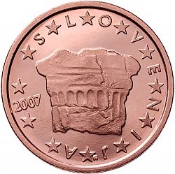 2 cent 2007 Large Obverse coin