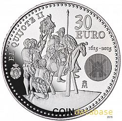 30 Euro 2015 Large Obverse coin