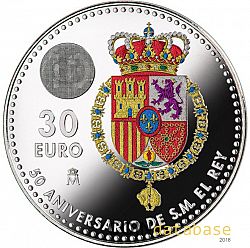 30 Euro 2018 Large Obverse coin