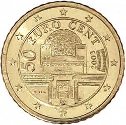 50 cents 2003 Large Obverse coin