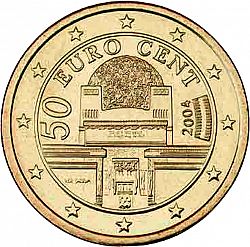 50 cents 2004 Large Obverse coin