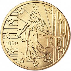 50 cents 1999 Large Obverse coin