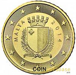 50 cents 2014 Large Obverse coin