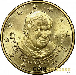 50 cents 2010 Large Obverse coin