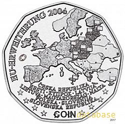 5 Euro 2004 Large Obverse coin