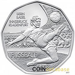 5 Euro 2008 Large Obverse coin