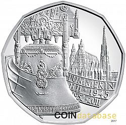 5 Euro 2011 Large Obverse coin