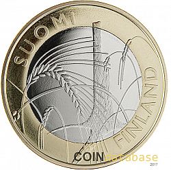 5 Euro 2011 Large Obverse coin