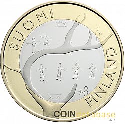 5 Euro 2011 Large Obverse coin