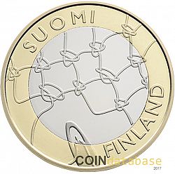 5 Euro 2011 Large Obverse coin