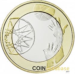 5 Euro 2015 Large Obverse coin