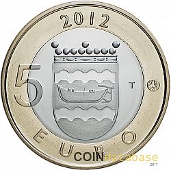 5 Euro 2012 Large Reverse coin