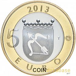 5 Euro 2013 Large Reverse coin