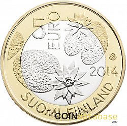 5 Euro 2014 Large Reverse coin