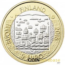 5 Euro 2016 Large Reverse coin