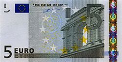 5 Euro 2002 Large Obverse coin