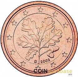 5 cent 2003 Large Obverse coin
