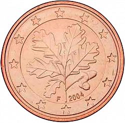 5 cent 2004 Large Obverse coin