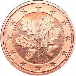 5 cent 2005 Large Obverse coin