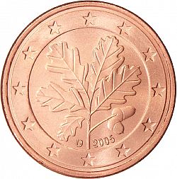 5 cent 2005 Large Obverse coin