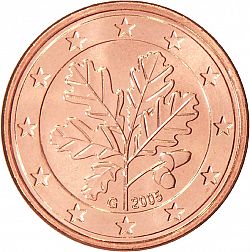 5 cent 2005 Large Obverse coin